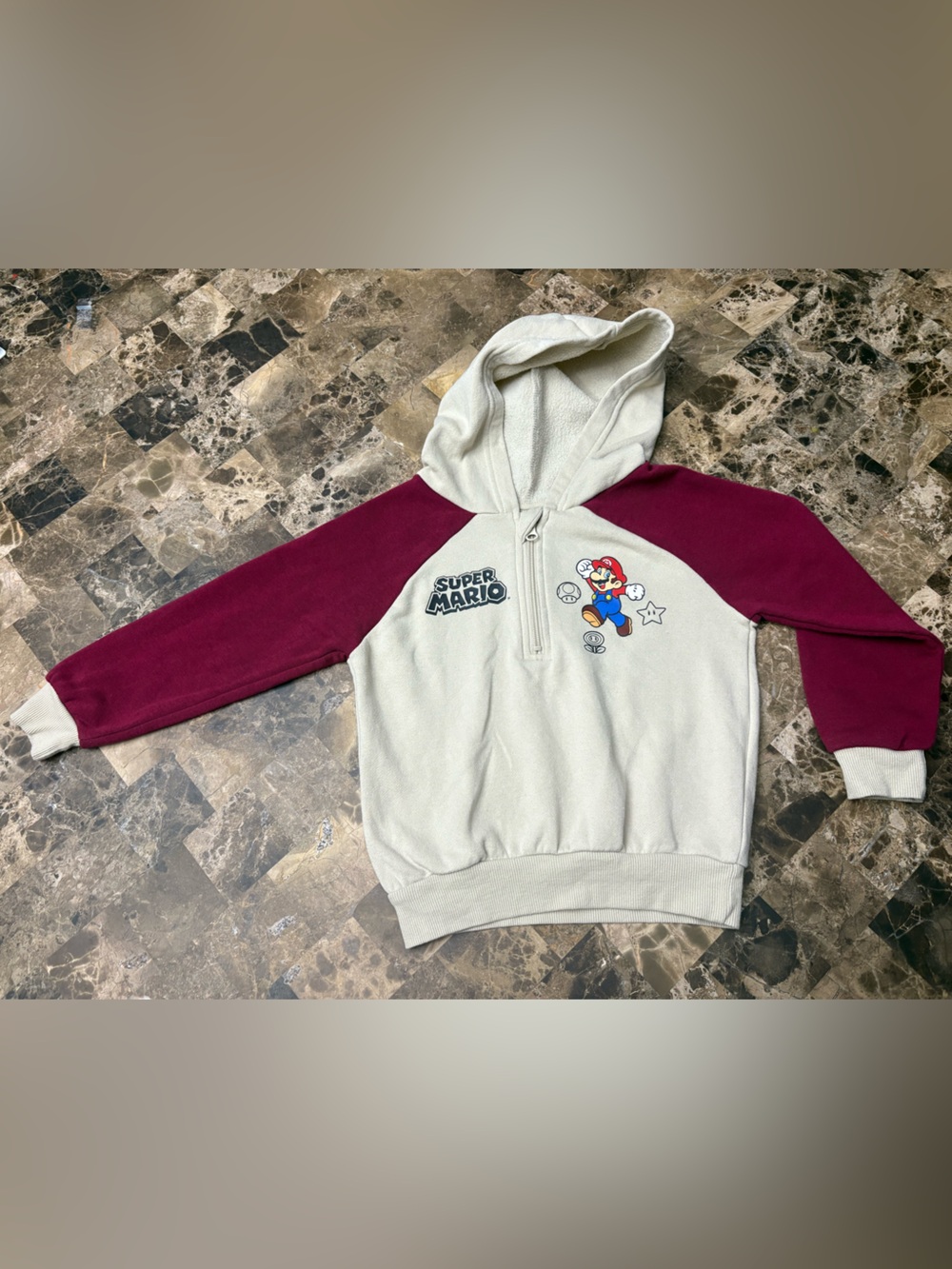 4/30$ Nintendo Super Mario Kids Pullover Hoodie - 4-5 years